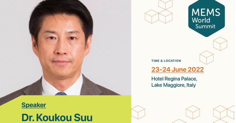 Dr. Suu from ULVAC will hold a speach at the MEMS World Summit in Italy, June 2022